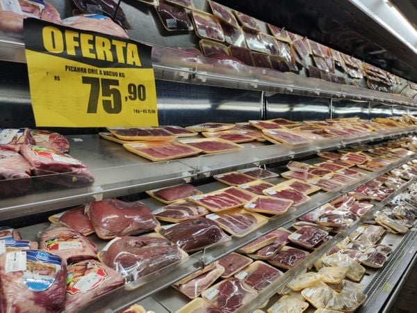 Sem o posterior do lombo da rês na região da anca