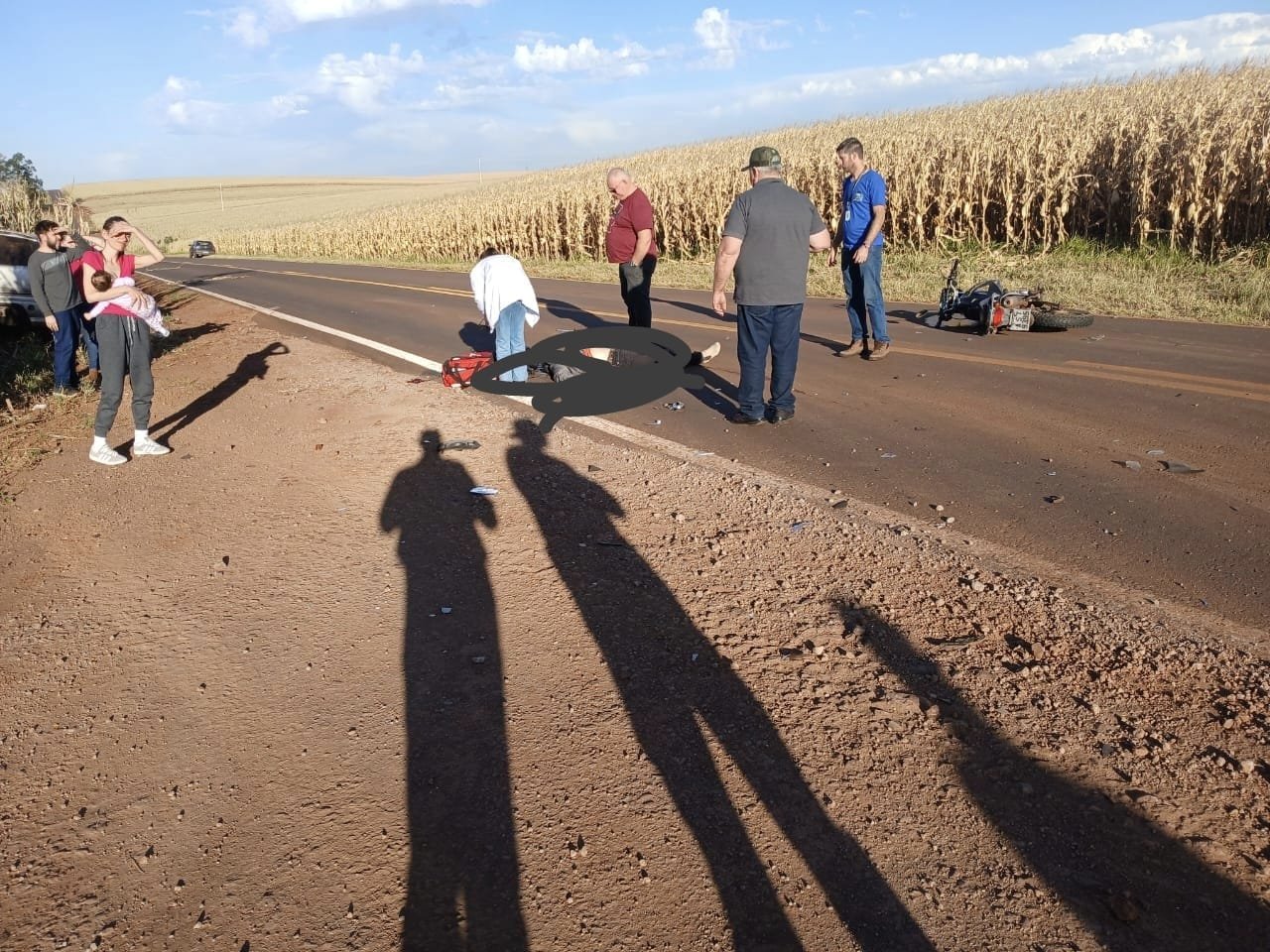 Outro acidente gravíssimo. Agora entre Diamante e Vera Cruz do Oeste