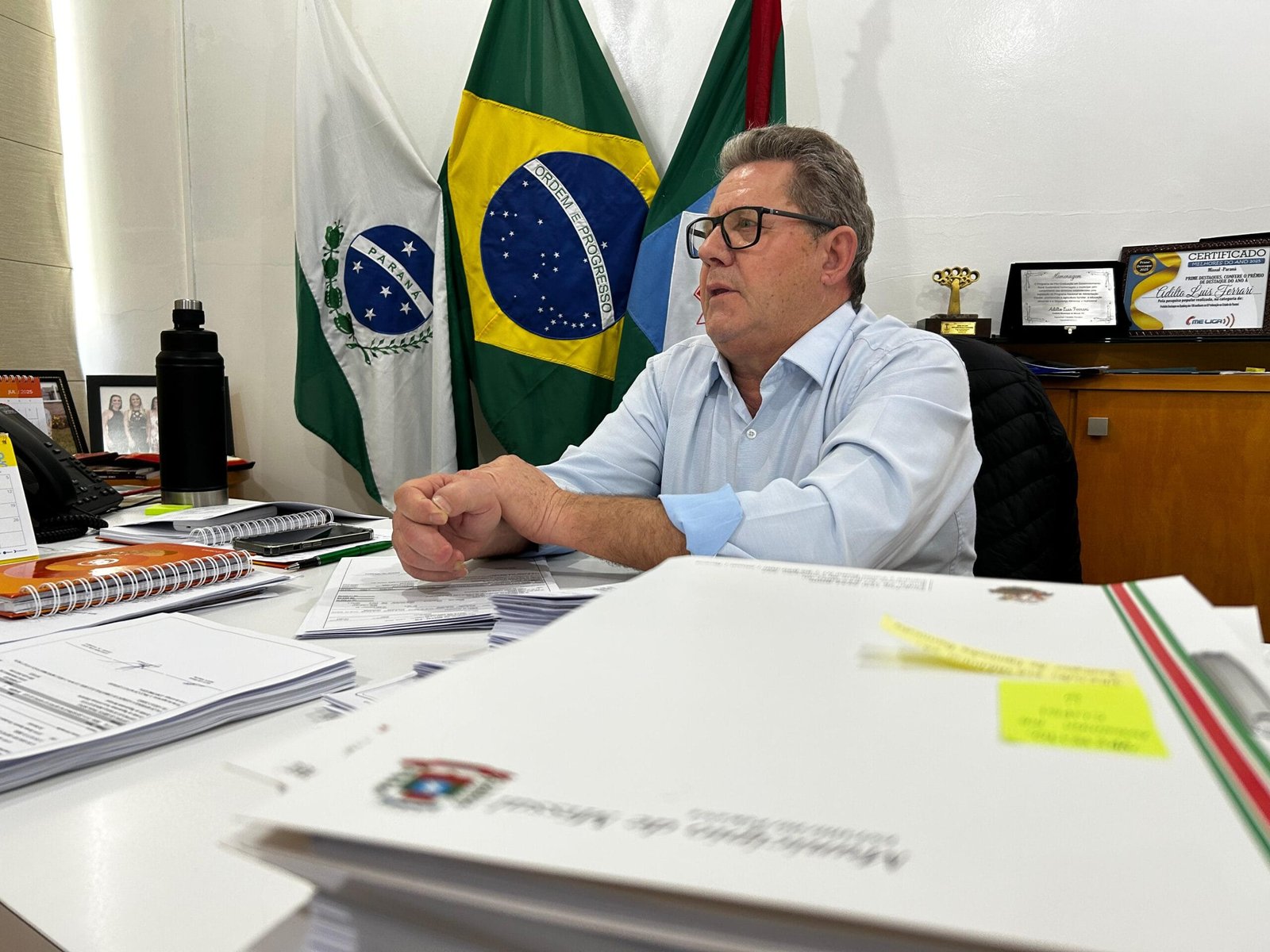 Missal deve ter frigorífico de peixes e grande indústria cerâmica, afirma prefeito ao fazer balanço do semestre