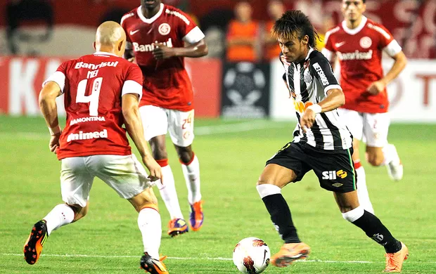Inter pega Santos de Neymar no Brasileirão e Grêmio na Sula hoje. Veja escalações e onde assistir
