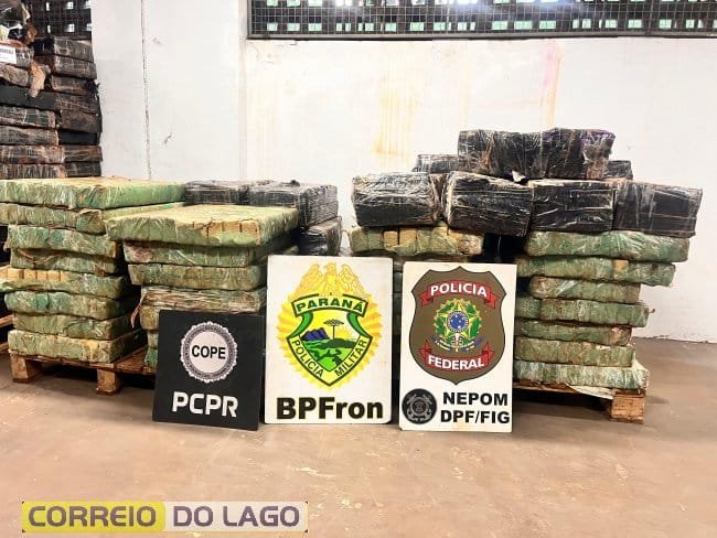 Apreensão de maconha em Santa Helena impede que 2,5 milhões da droga circulem no país