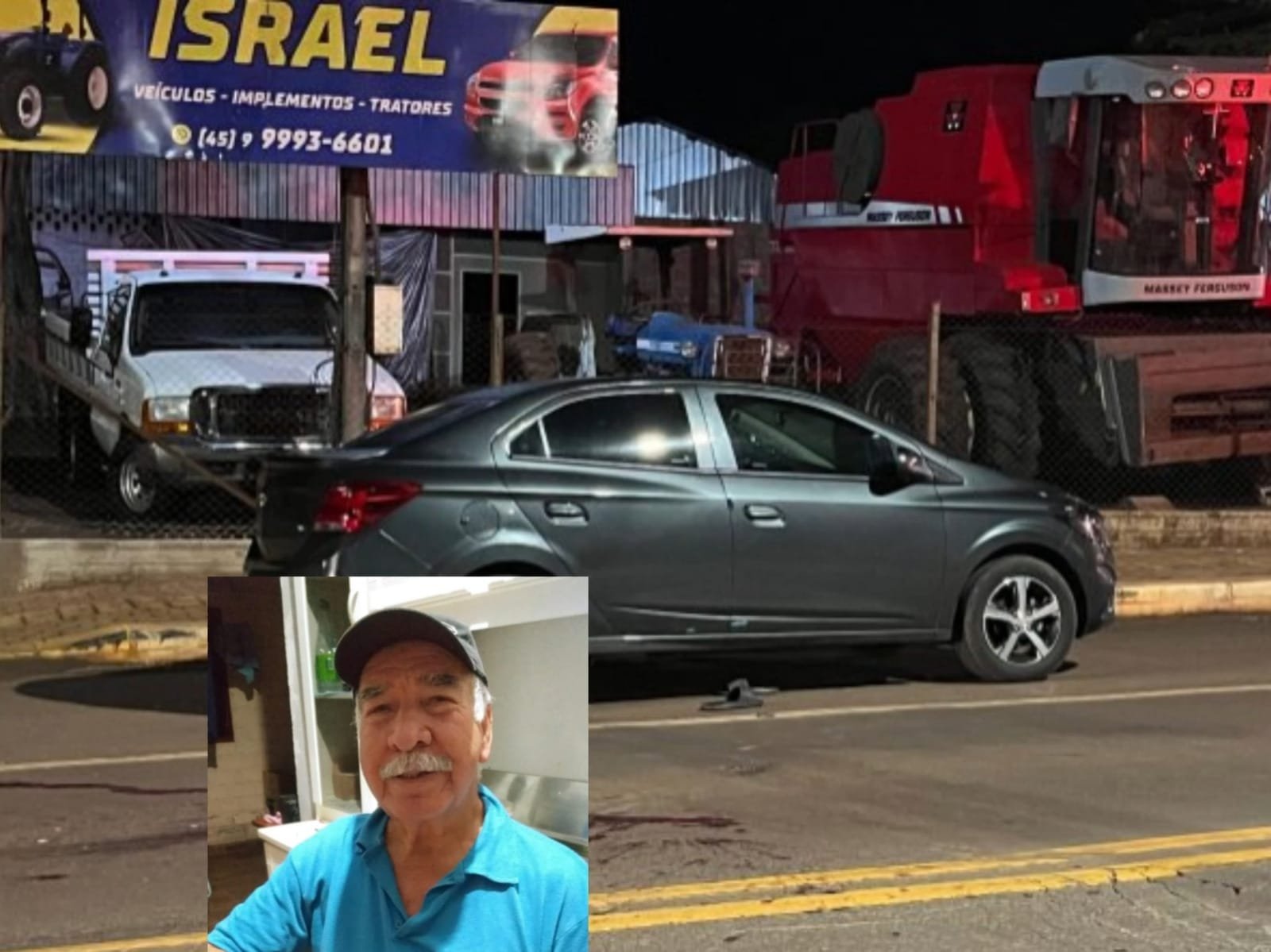 Reviravolta no caso… Policial aposentado “Paraná” foi atingido por arma de fogo antes de ser atropelado. Suspeito foi preso