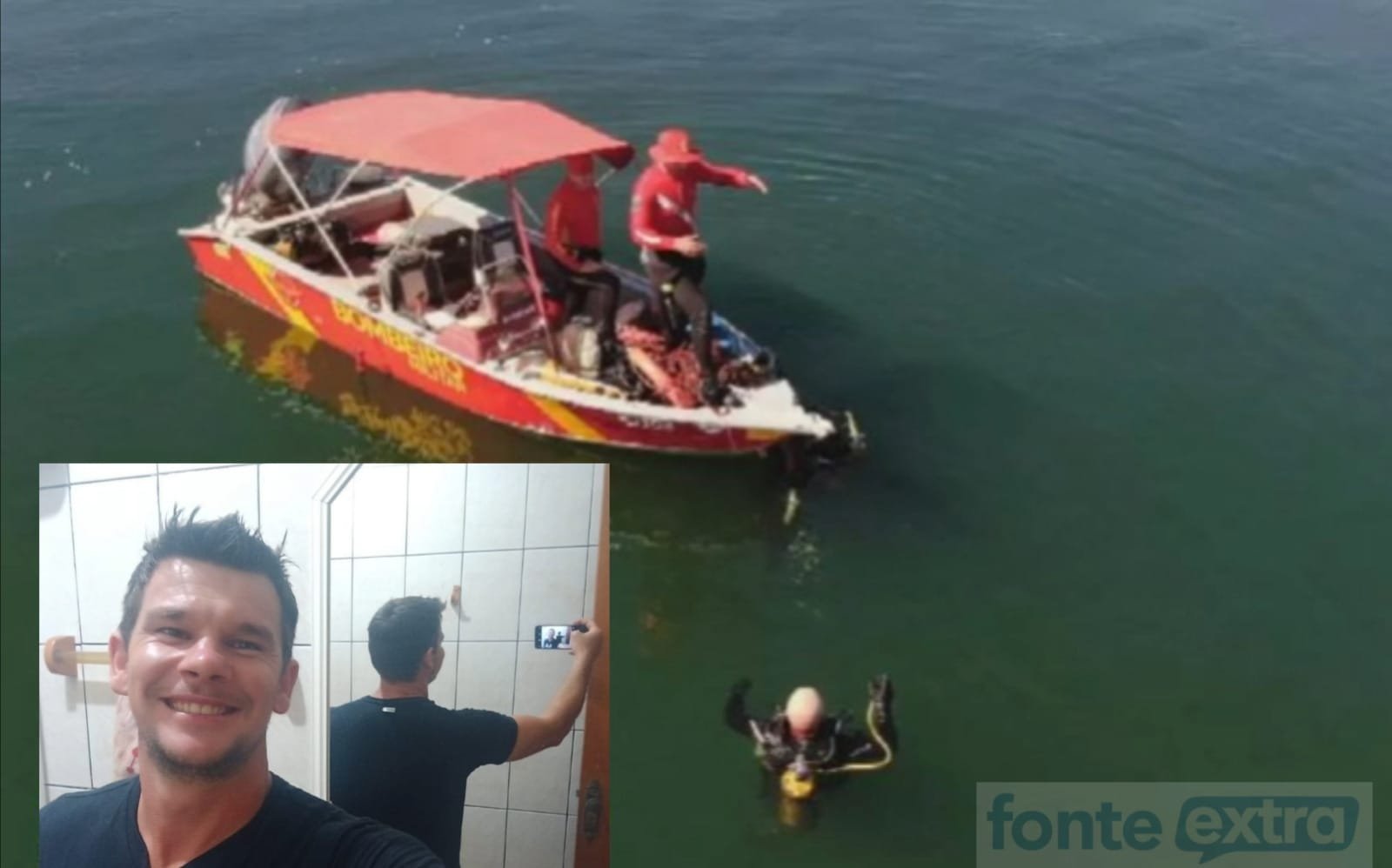 Rapaz que desapareceu nesta quinta teve corpo encontrado dentro de carro submerso em Itaipulândia