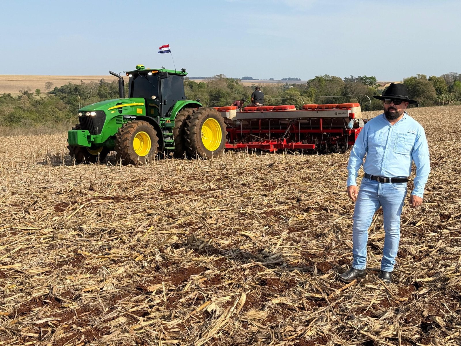No Paraguai, agricultor Robson Afonso comemora a largada da safra de soja 2025/26 (áudio e vídeo)