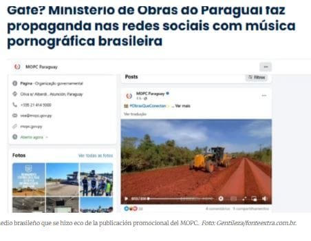 Música obscena: Maior site do Paraguai repercute Fonte Extra neste sábado