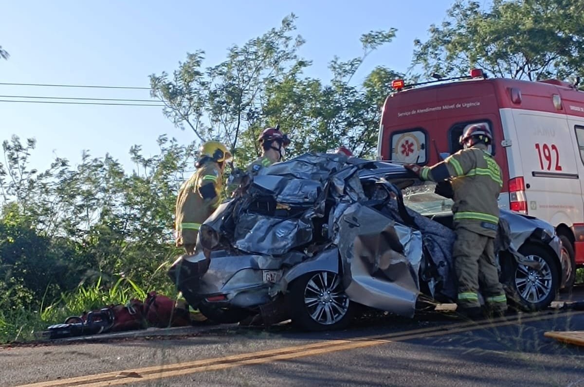 Identificada vítima fatal com carro do Paraguai em acidente registrado pela Polícia Rodoviária entre Santa Helena e Ouro Verde