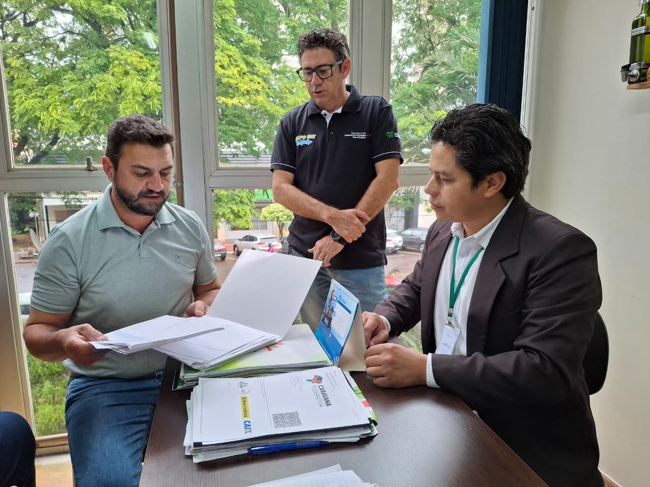 Backes recebe integrantes da Secretaria de Turismo para fortalecer o setor em Marechal Rondon