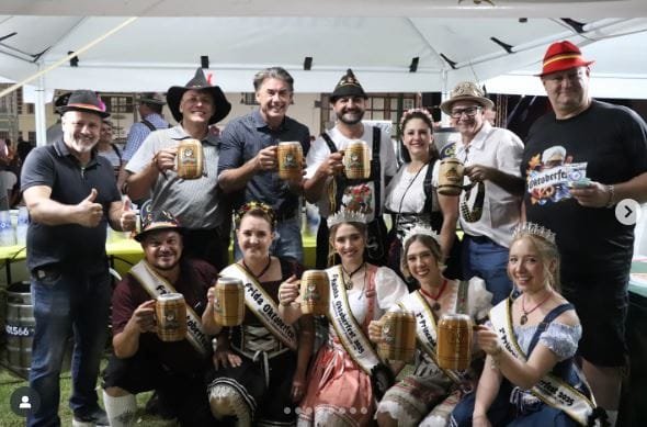 Secretário de Estado do Turismo na Pré-Oktoberfest de Marechal Rondon