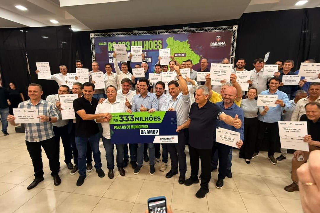 Santa Helena ganha 4 milhões do Paraná para obras urbanas. Assis pega 30
