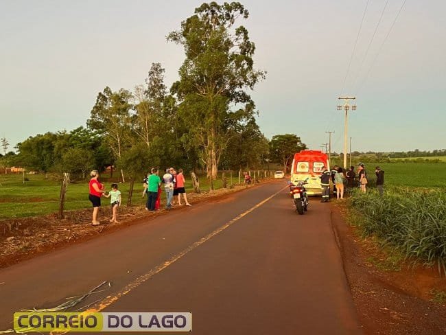 Quadriciclo sofre batida e deixa dois feridos em Santa Helena. Veículo tem restrições para circular em vias públicas