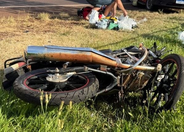 Identificada vítima de acidente com moto em SH. Motorista do carro foi preso