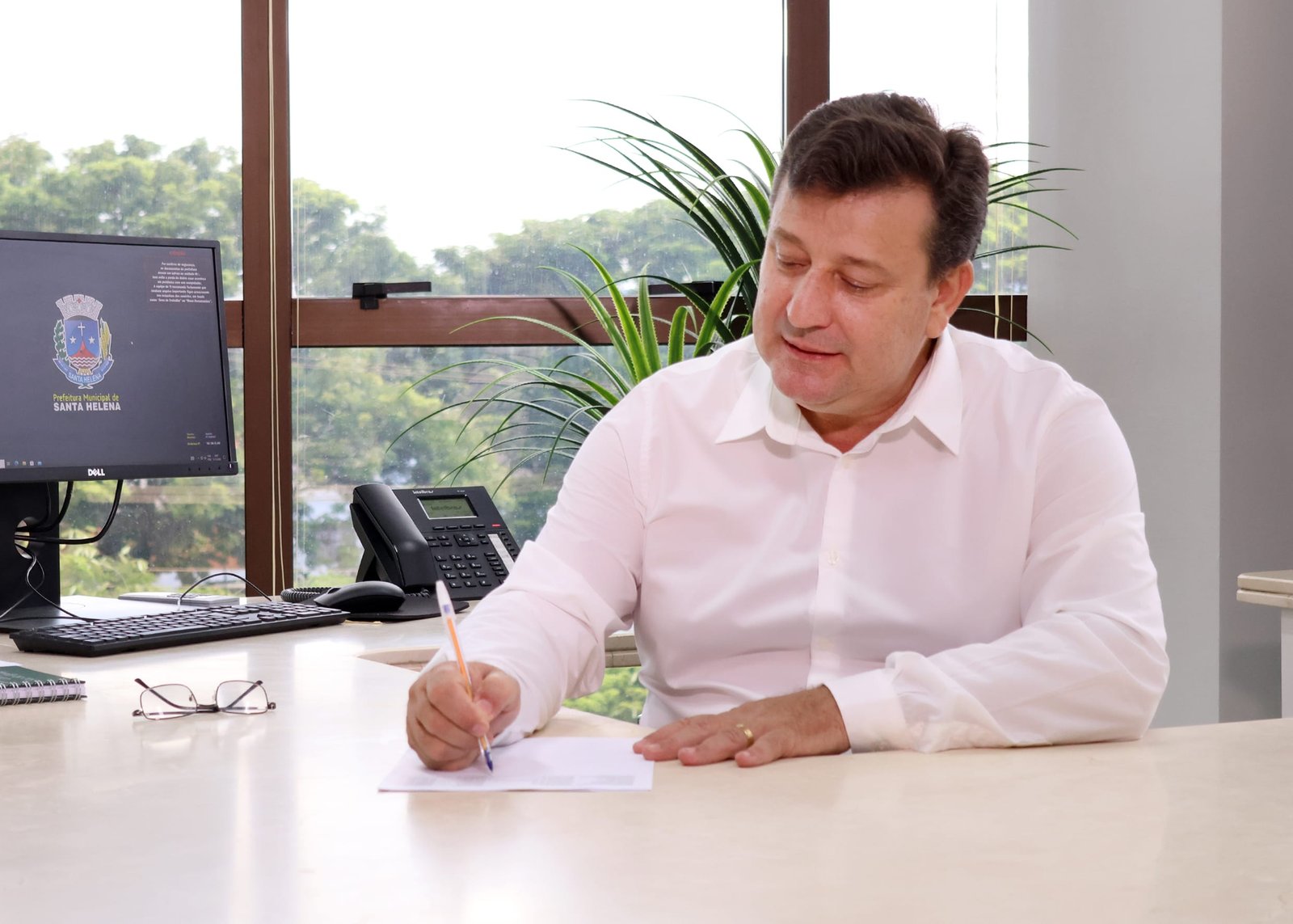 Avanços na agricultura, habitação, saúde, educação e esporte foram destaque no primeiro ano de Dinho em SH