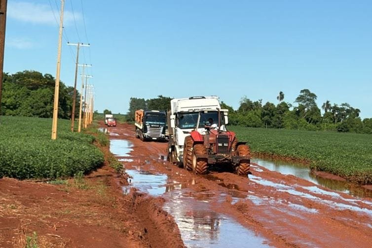 Região extremamente produtiva não suporta mais estradas de chão no PY