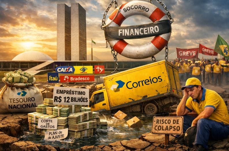 Empréstimo de R$ 12 bilhões para salvar os Correios é publicado no Diário Oficial