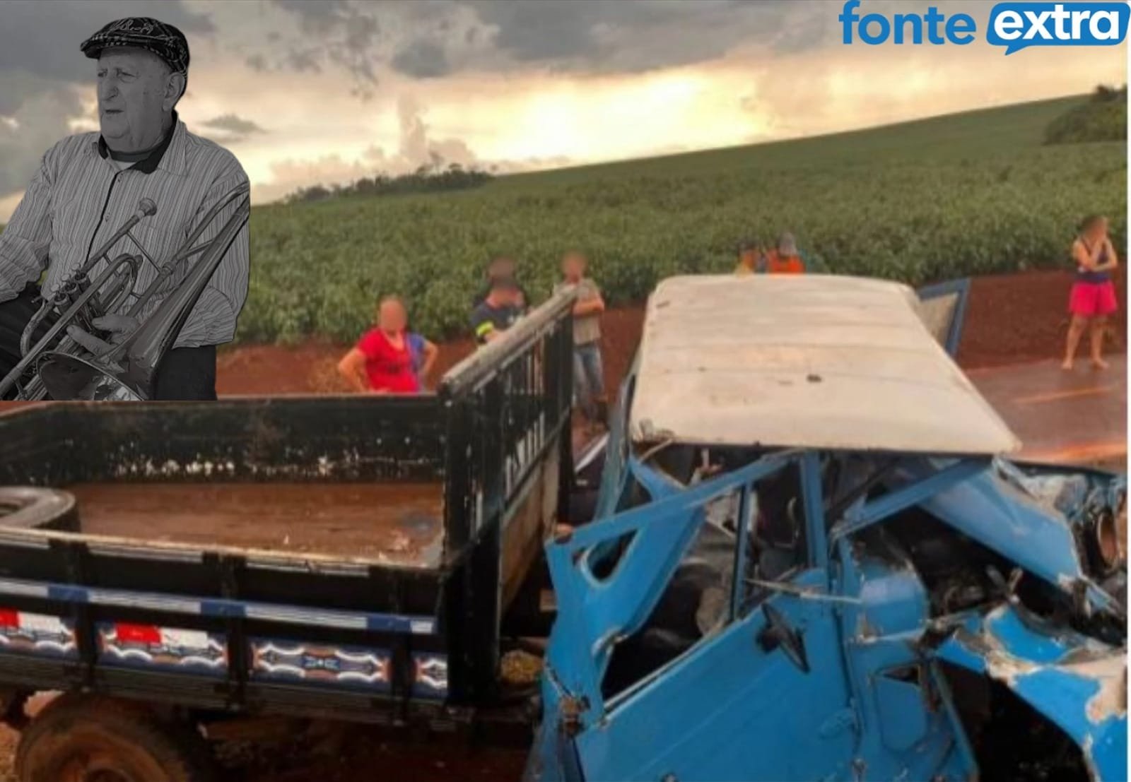 Falece Maldo Junges, vítima de acidente ontem na Moreninha, distrito de Santa Helena