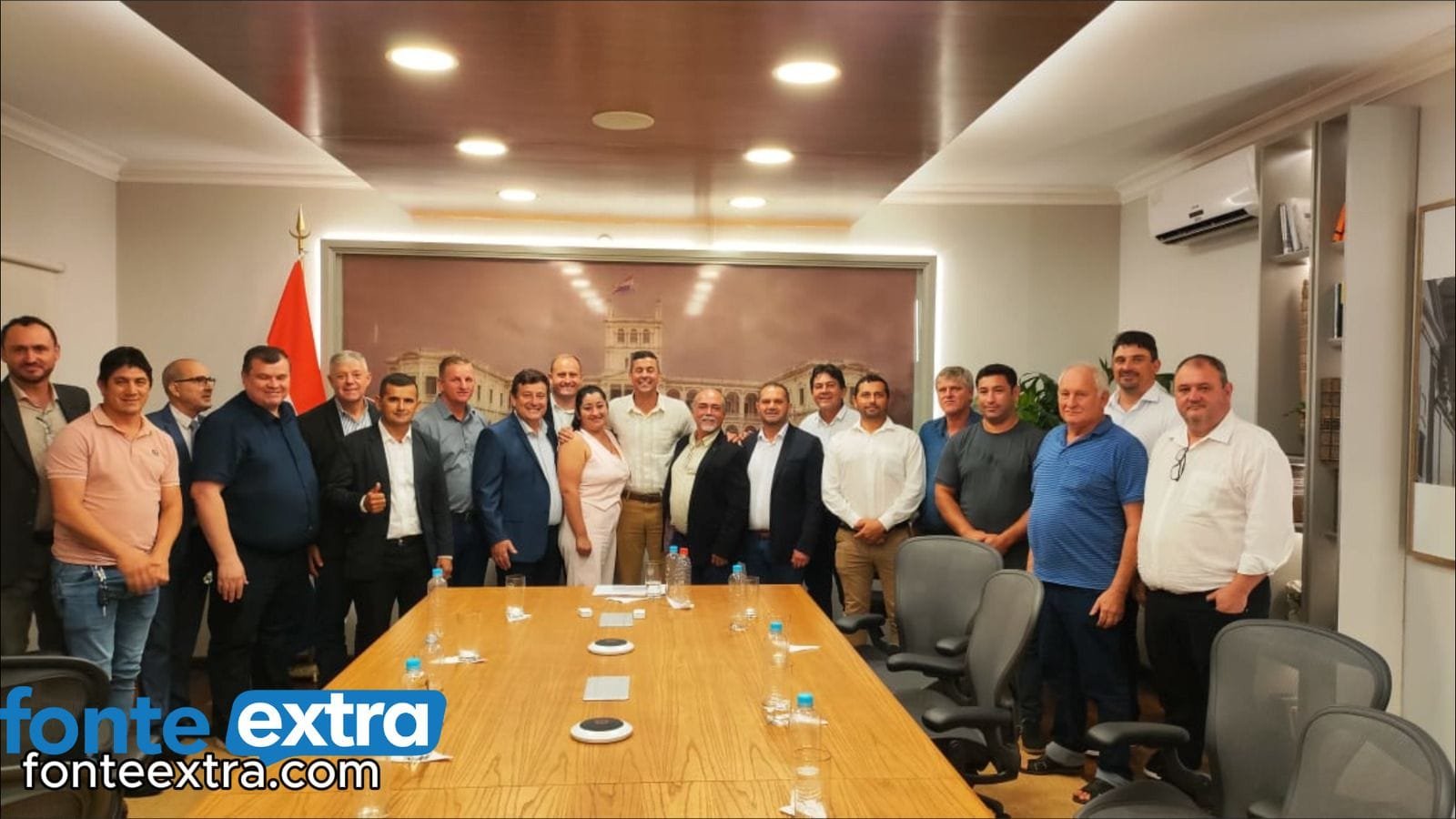 Momento histórico reúne lideranças locais do BR e PY com presidente Peña em Assunção (Vídeos e galeria)