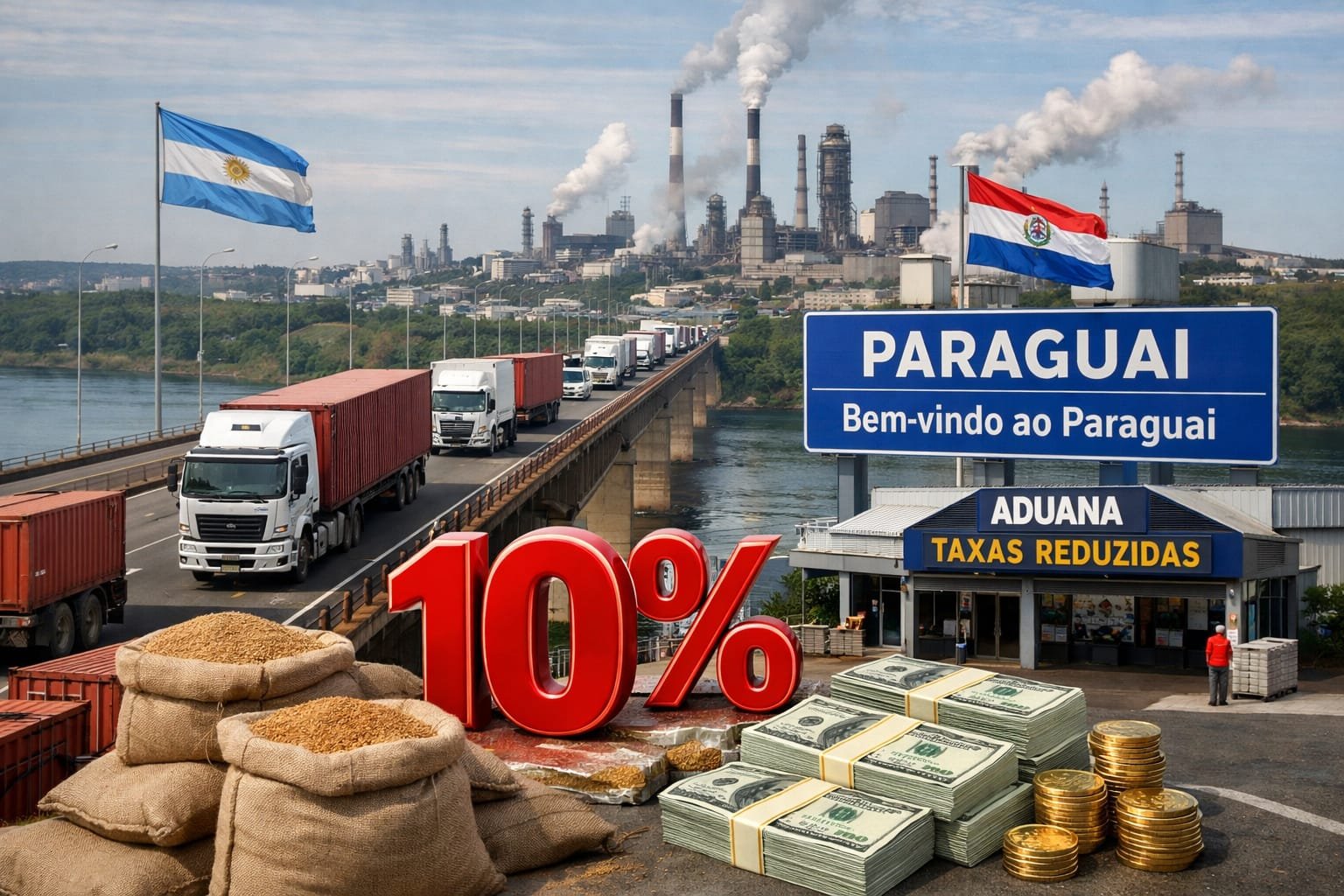 O Brasil está se transformando no maior exportador… de empresas ao Paraguai!