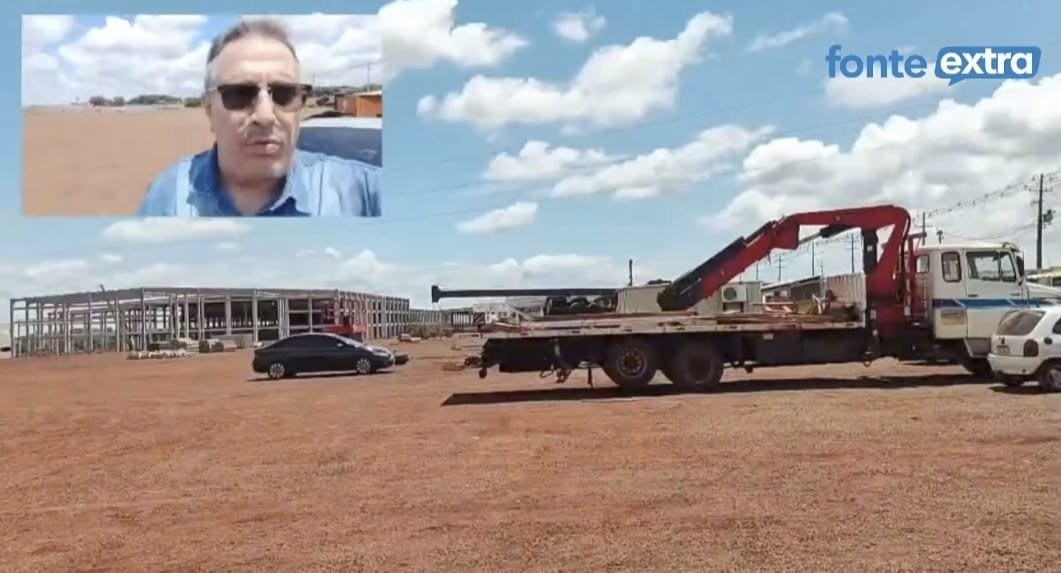 Em pouco mais de duas semanas, ladrões agiram duas vezes em frigorífico que está em construção em Santa Helena (vídeo)