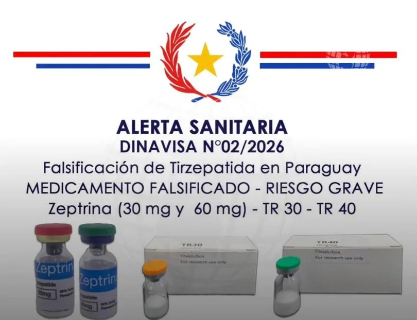 Emagreça, mas, não morra! “ANVISA” paraguaia alerta para tirzepatida falsificada