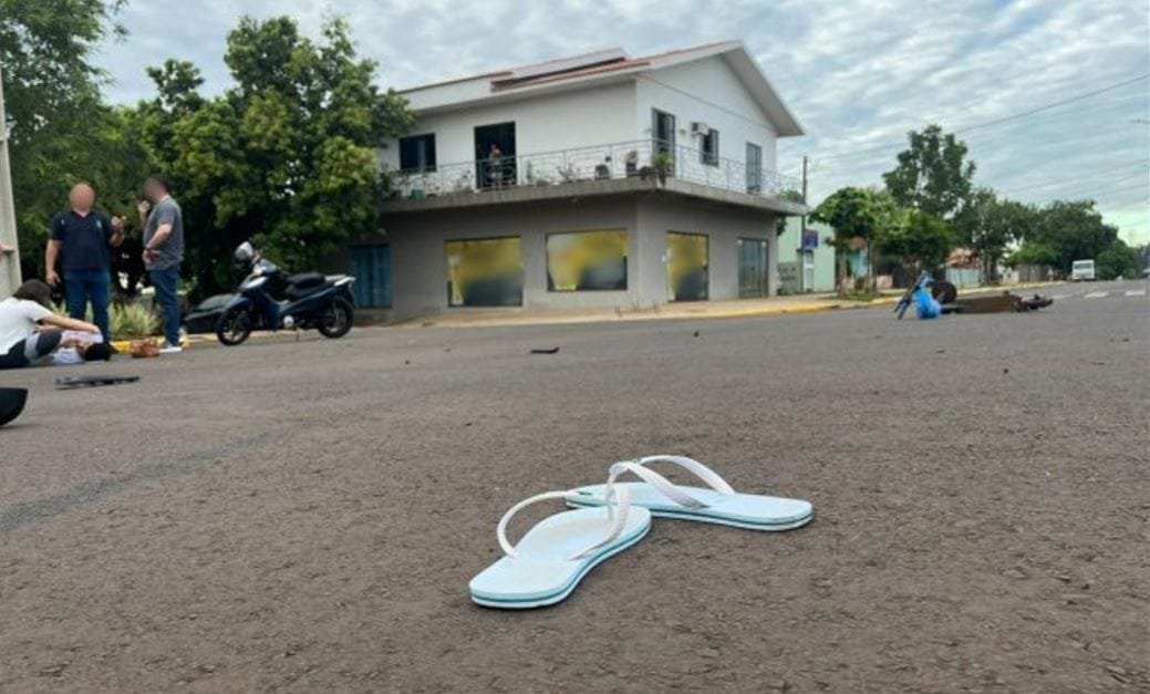 SH: Mais um acidente envolvendo patinete e criança. Os pais ou responsáveis raciocinam o que estão fazendo?