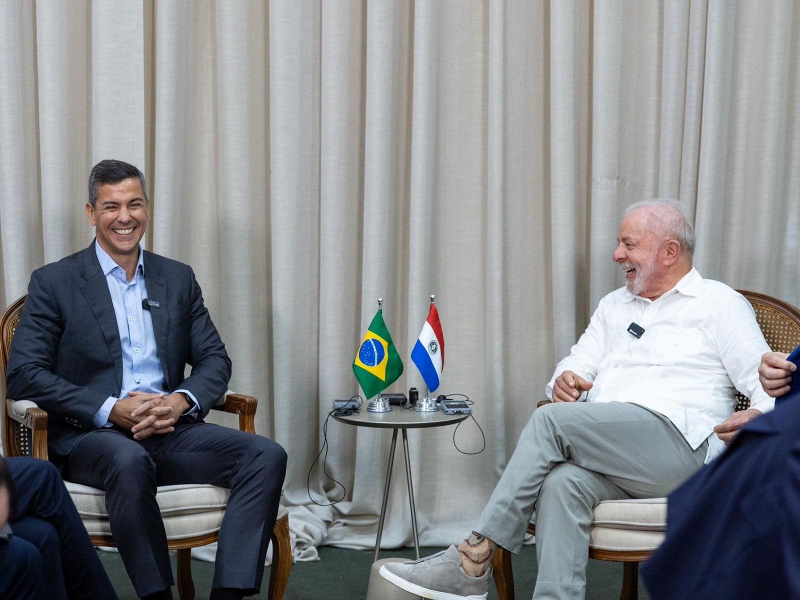 Amenidades! Lula e Peña bateram um papo, mas não resolveram nada sobre Anexo C de Itaipu