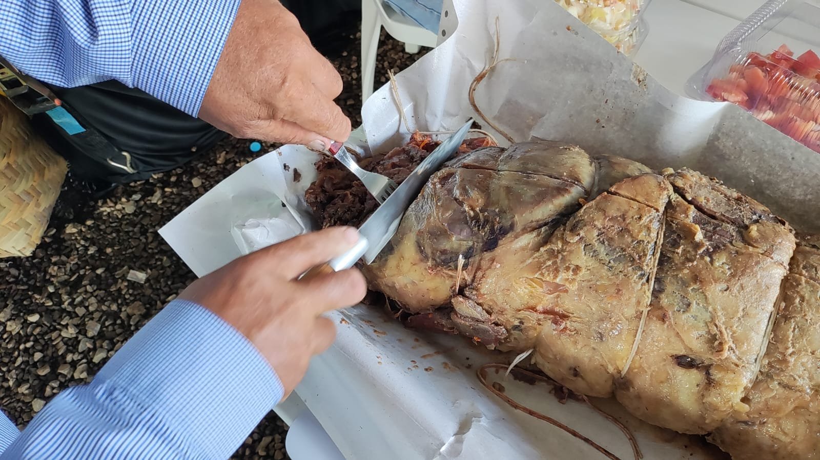 Uma tonelada de costela desossada e recheada na festa de São José das Palmeiras (entrevista)