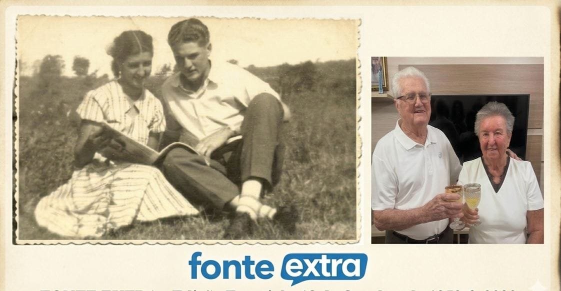 Casal de Medianeira completa 72 Anos de matrimônio. São os pais de empresária que tem comércio em Santa Helena