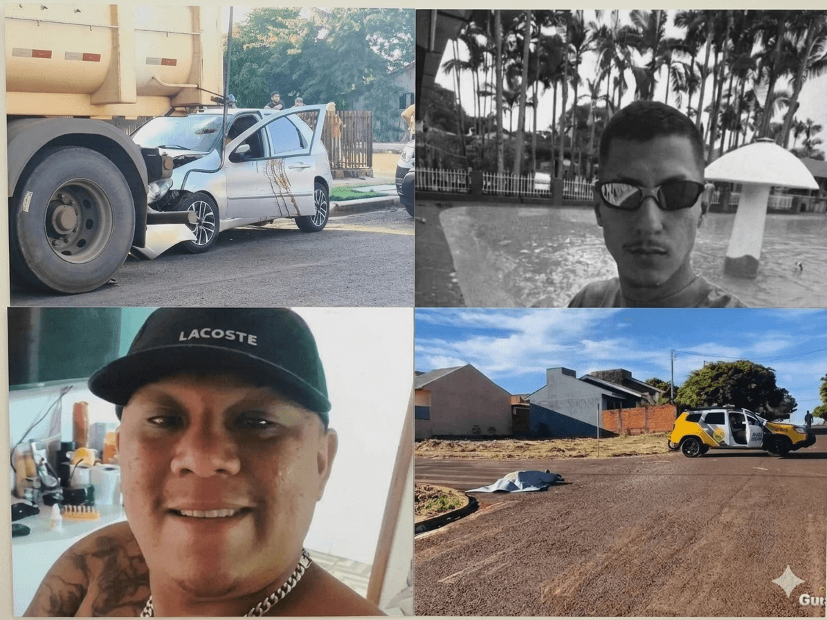 Três crimes de execução em poucos dias no circuito Medianeira/Itaipulândia. Pelo menos dois homicídios podem ter ligação