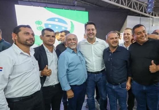 Prefeito e vereador de Minga Porã/PY marcaram presença na visita de Ratinho Junior a Santa Helena (entrevista)