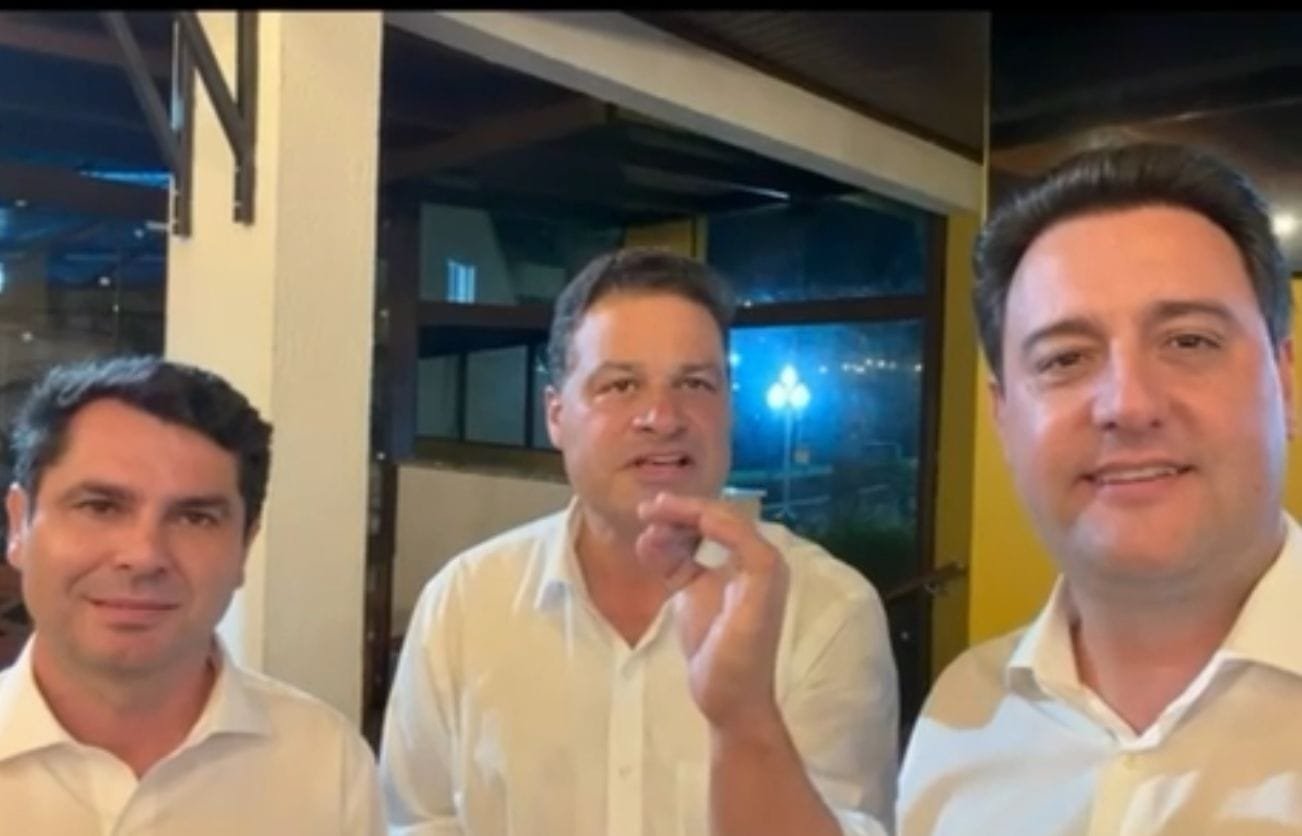 Em vídeo postado nesta tarde, Ratinho confirma Sandro Alex para governador e Curi para Senado