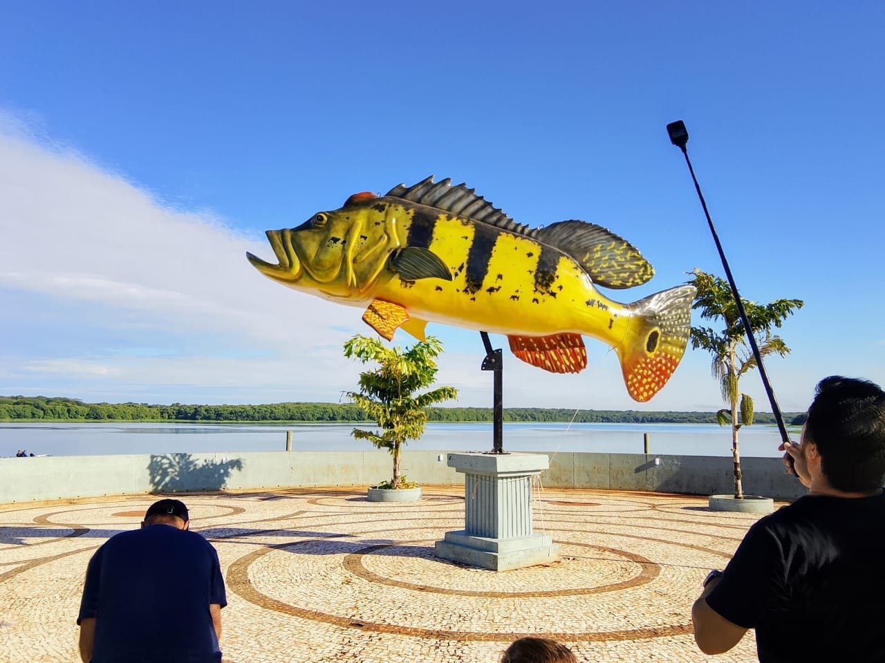 Novo atrativo, Monumento ao Tucunaré no Balneário Terra das Águas confirma Santa Helena como grande destino de pesca esportiva da América Latina