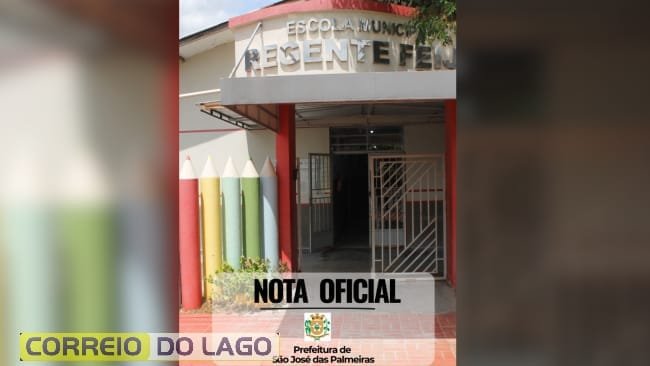 Ameaça de morte em escola de São José das Palmeiras mobiliza forças de segurança