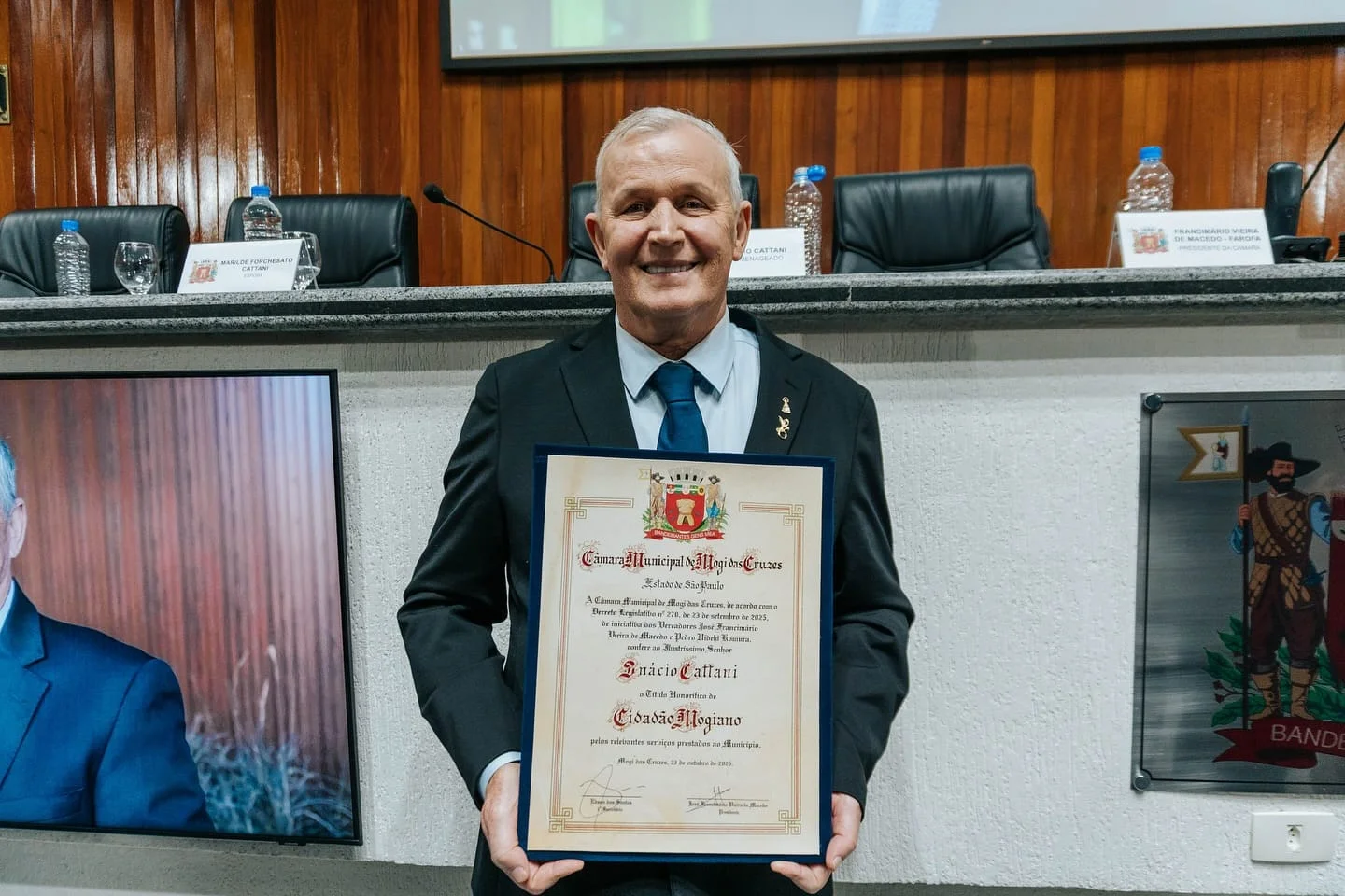 Santa-helenense vai receber homenagem da câmara de Suzano, SP