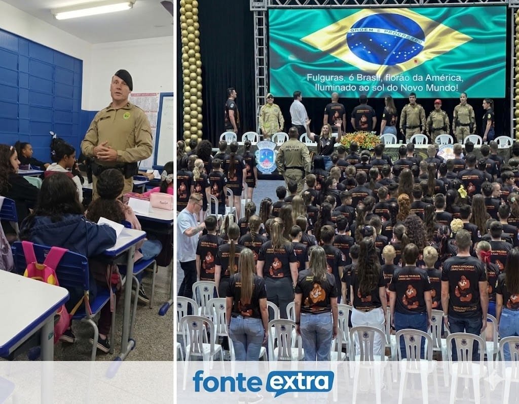 Se recuperando de acidente em Santa Helena, policial não vê a hora de voltar ao Proerd (vídeo)