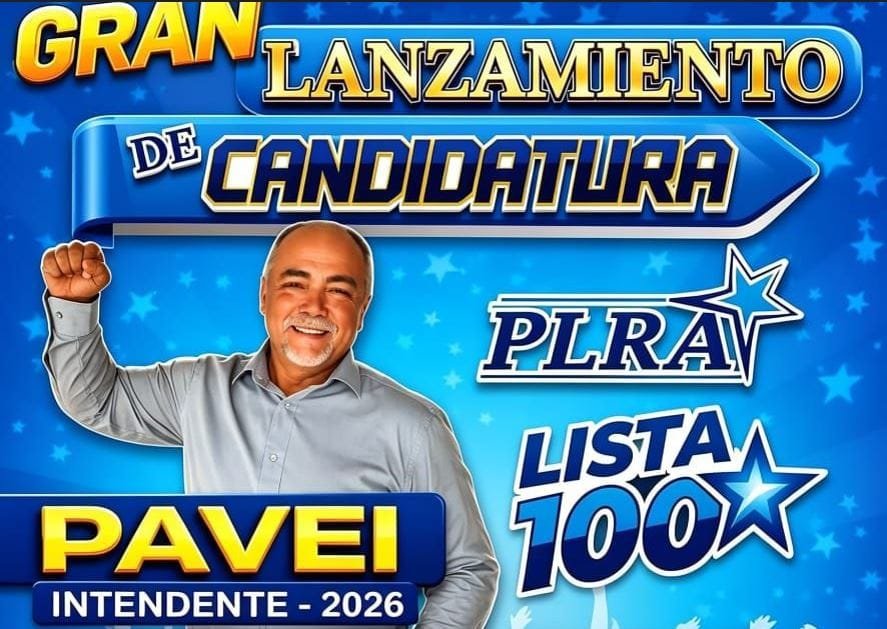 Neste sábado, lançamento oficial da candidatura de Pavei à intendência de Mbaracayú, PY, com grande evento em Porto Índio