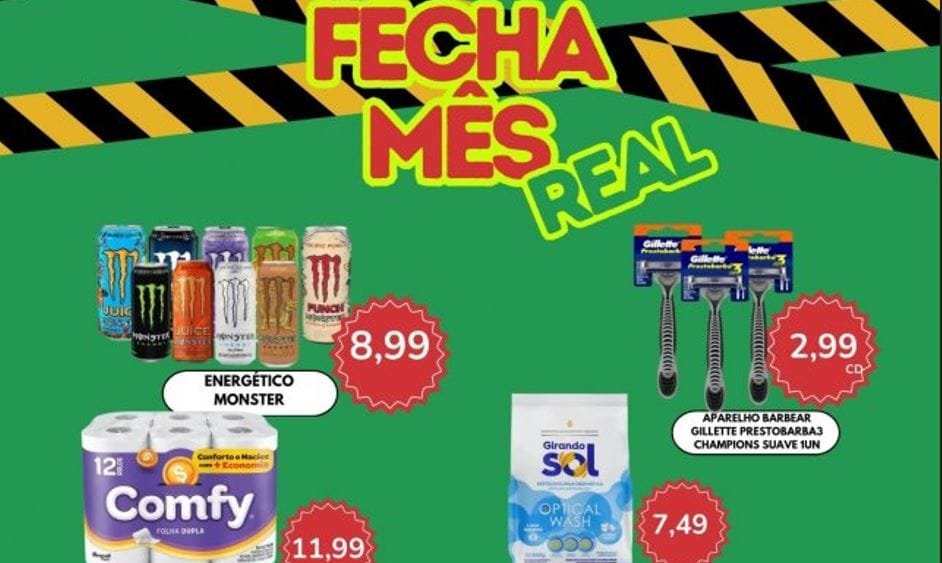 Fecha Mês da Real vem com tudo! É na preferida da cidade!