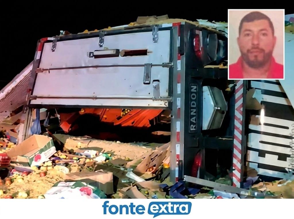 Identificado motorista paraguaio que morreu em tragédia (vídeo do local na hora) que matou outro caminhoneiro na noite passada