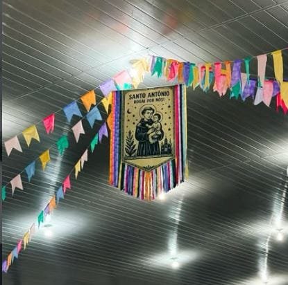 Tudo preparado para a grande festa do padroeiro católico de Santa Helena