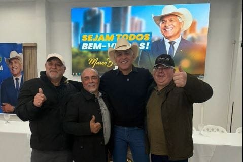 Pavei com Marco Brasil em Marechal Rondon (vídeo)! Liderança paraguaia cumpre agenda no Paraná para atrair investimentos industriais