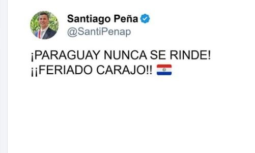 Presidente do Paraguai decreta feriado nacional após vitória contra a Alemanha na Copa