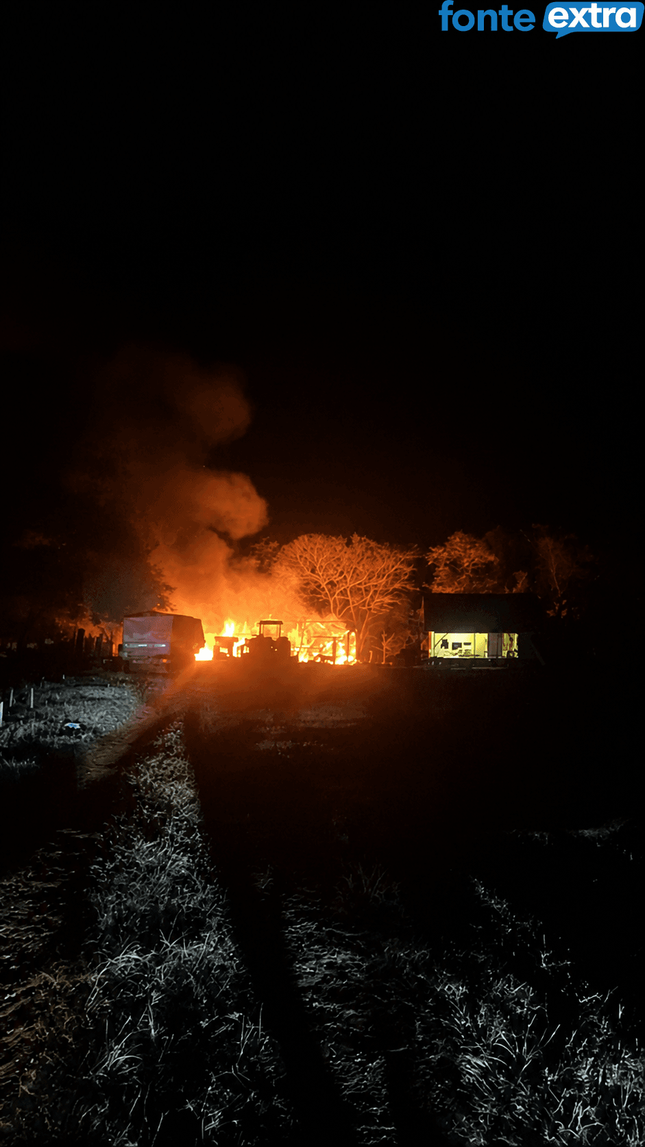 Polícia confirma incêndio criminoso em propriedade rural de São Roque