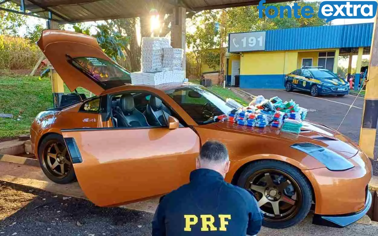Motorista finge ir ao banheiro e foge para mata após ser flagrado com carga milionária na BR-277 (vídeo)