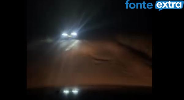 Morador denuncia em vídeo, buraqueira em asfalto de Missal a Itaipulândia. “População pede respeito”!