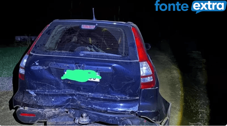Idoso fica ferido em colisão traseira na PR-467 entre Marechal Cândido Rondon e Pato Bragado