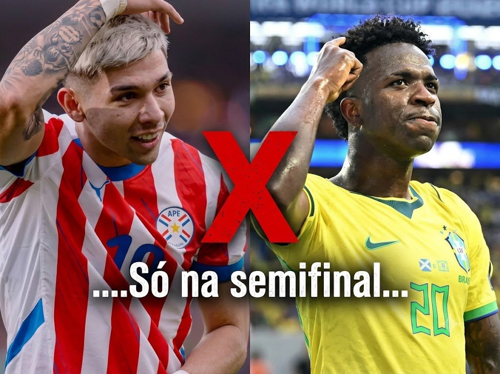 Paraguai e Brasil só se encontrariam em eventual semifinal da Copa do Mundo. Veja tudo sobre as Oitavas