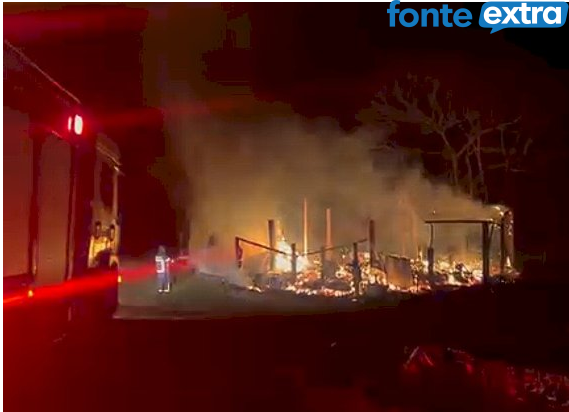 Incêndio criminoso mata animais e destrói curral em São Roque, no interior de Rondon