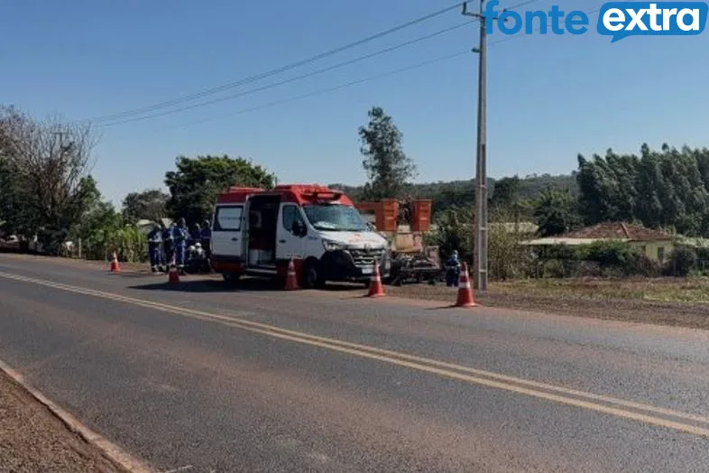 Choque faz trabalhador cair de poste em Santa Helena (Atualização)