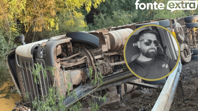 Identificado motorista que morreu após tombamento de caminhão. Vida interrompida aos 35 anos
