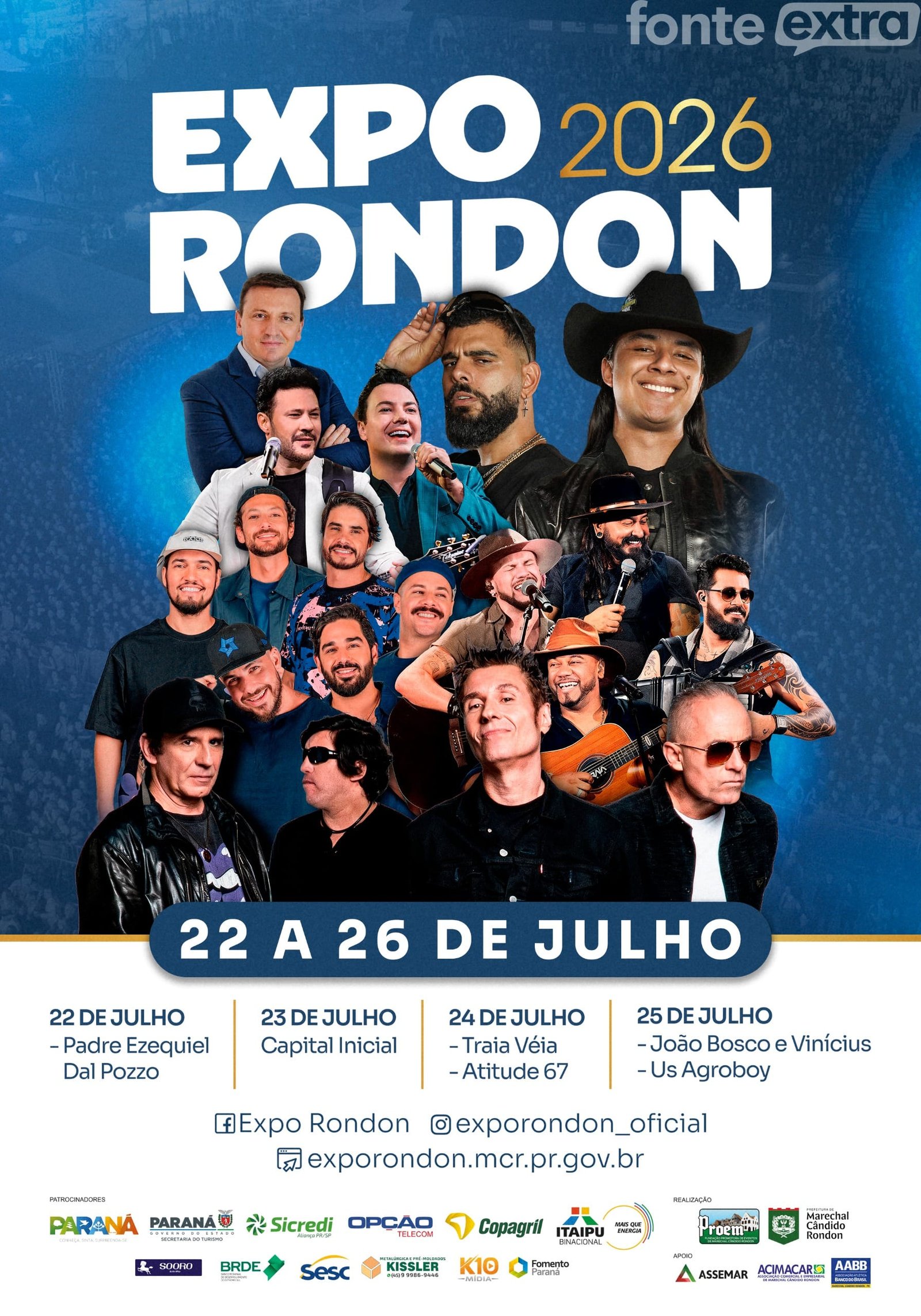 Expo Rondon 2026 divulga valores dos ingressos