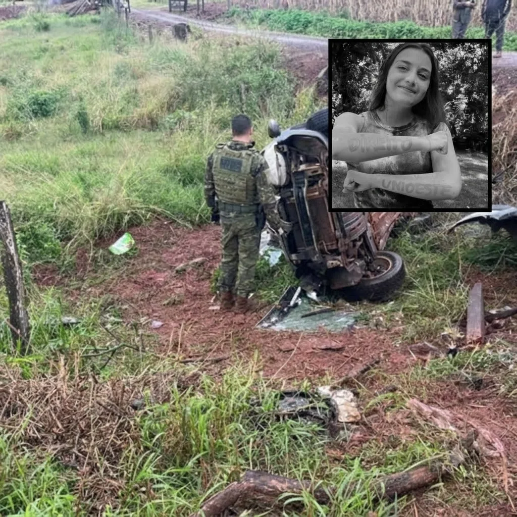 Identificada a estudante de direito de apenas 18 anos, vítima fatal do acidente em Dom Armando, Missal